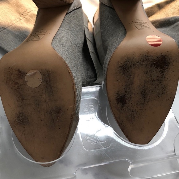 Reed Krakoff Made in Italy Gray Linen Long Boots Size 40 (US Size 9) - Picture 12 of 16